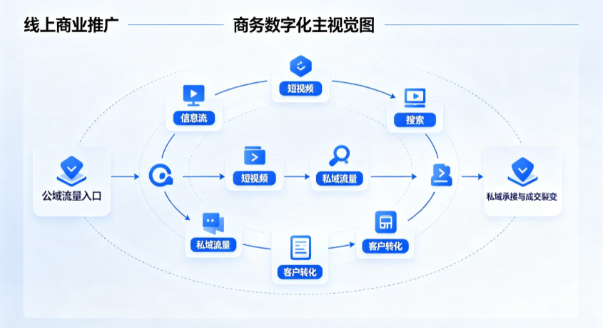 遂川县线上商业推广怎么做？全域流量闭环搭建与低成本转化实战指南